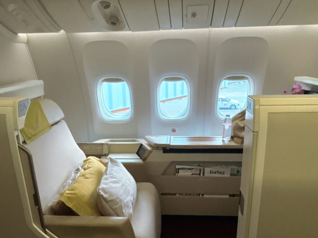タイ航空ファーストクラスの機材