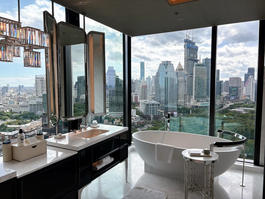 リッツカールトンバンコクのバスルーム