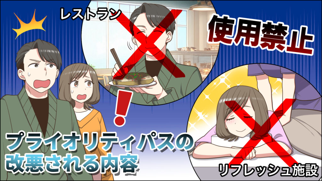 プライオリティパスの改悪される内容