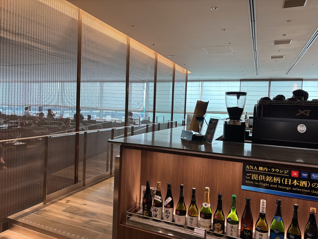 バーエリアの入り口