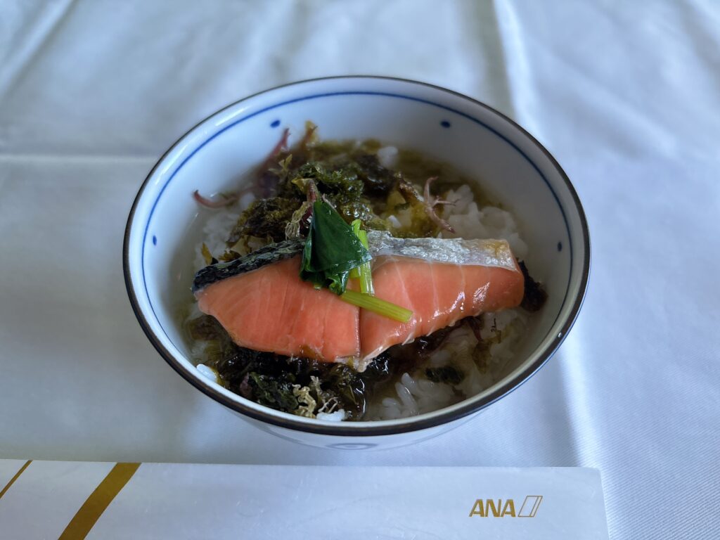 鮭磯のり茶漬け