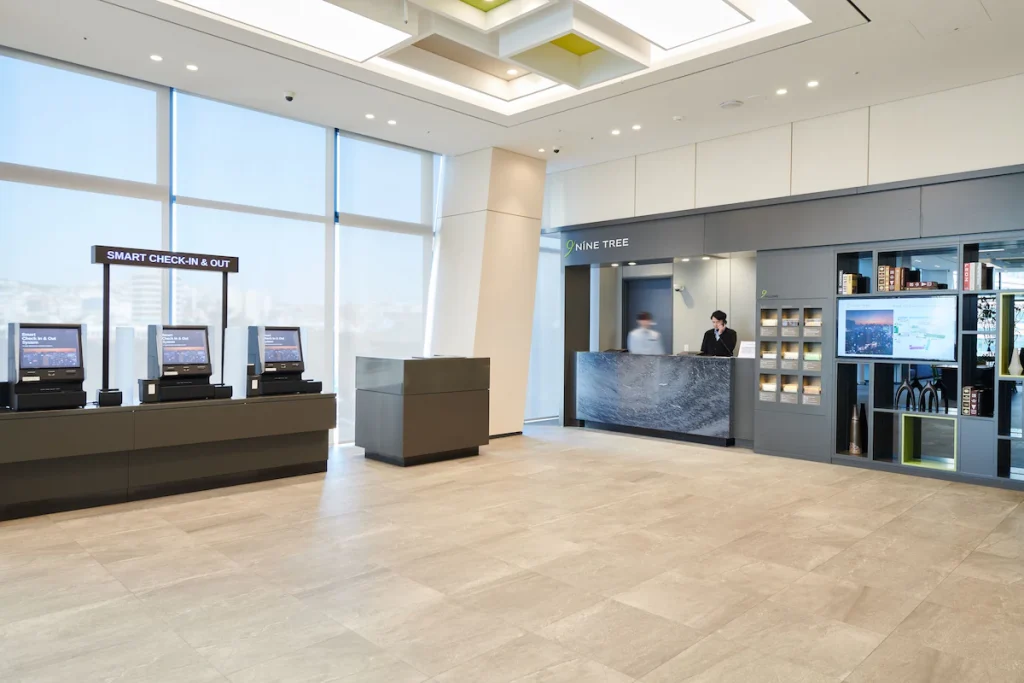 ナインツリーバイパルナスソウル東大門のロビー