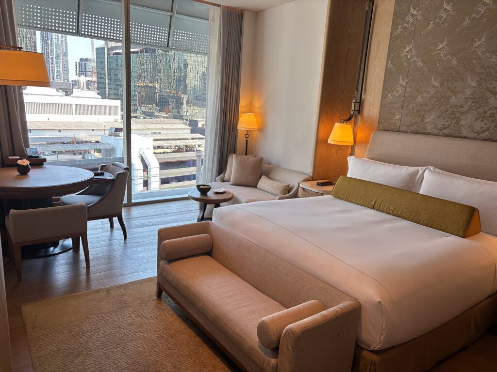 ウォルドーフアストリアバンコクのベッドルーム