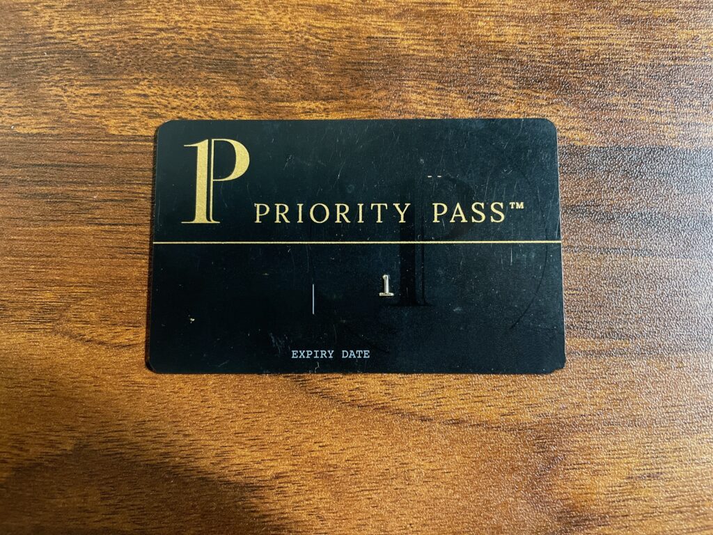 プライオリティパスの券面