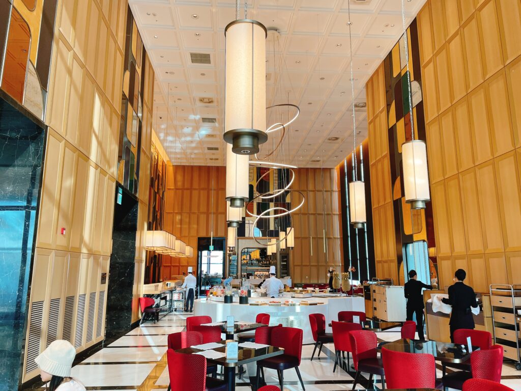 チョスンパレスホテルの朝食会場