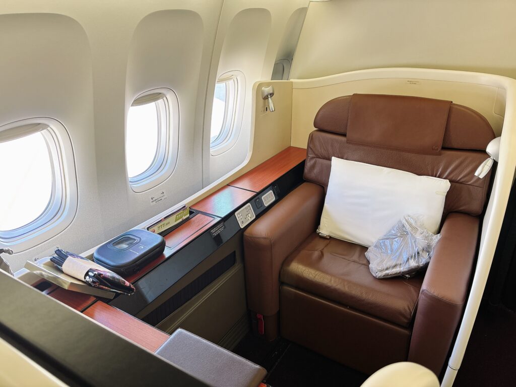 JAL国際線ファーストクラスの機材
