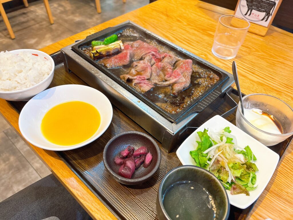 成田空港のやきすきやんまのプライオリティパスメニュー