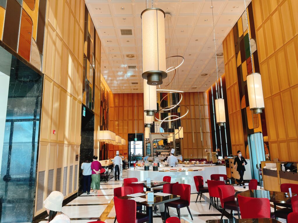 チョスンパレスホテルの朝食会場