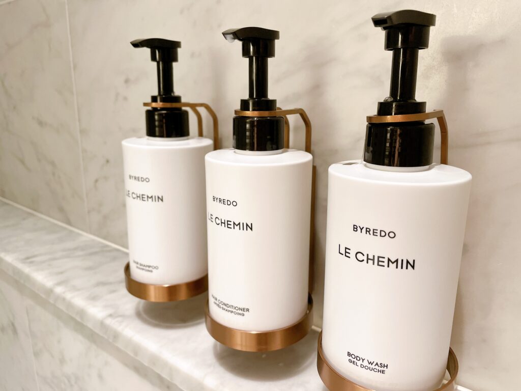 バイレードのバスアメニティ