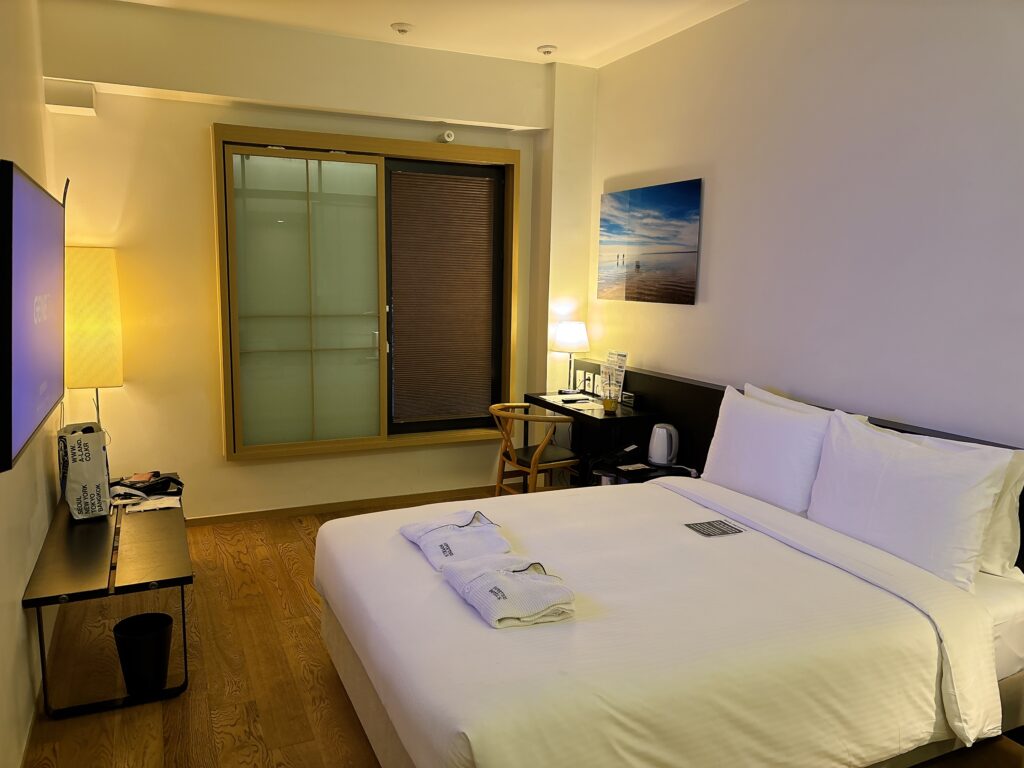 相鉄ホテルズ ザ・スプラジール ソウル明洞の別角度から撮影した客室の様子