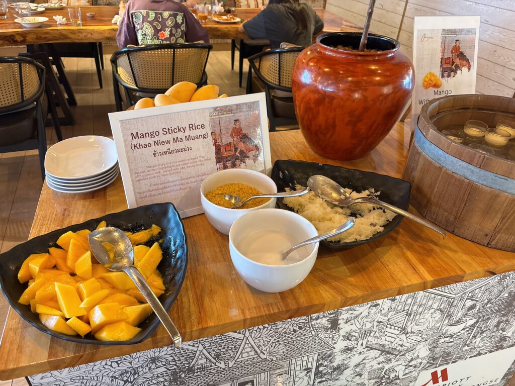 バンコクマリオットスリウォンのマンゴー