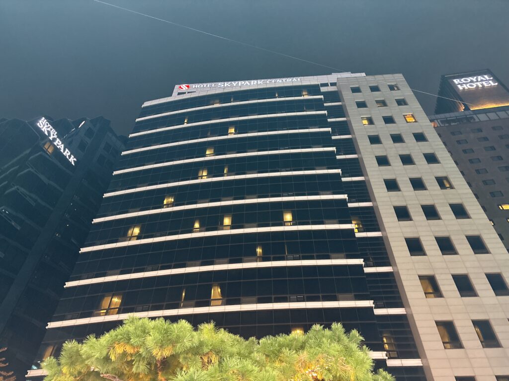 ホテル スカイパーク セントラル 明洞の外観