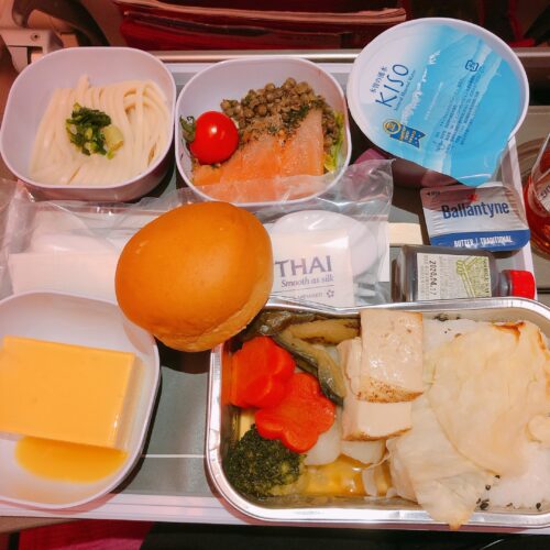 タイ航空のエコノミークラスの機内食