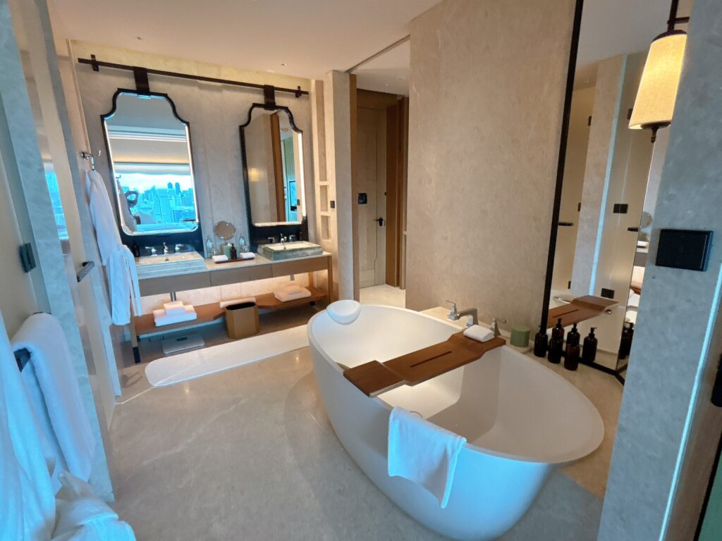 デュシタニバンコクのバスルーム