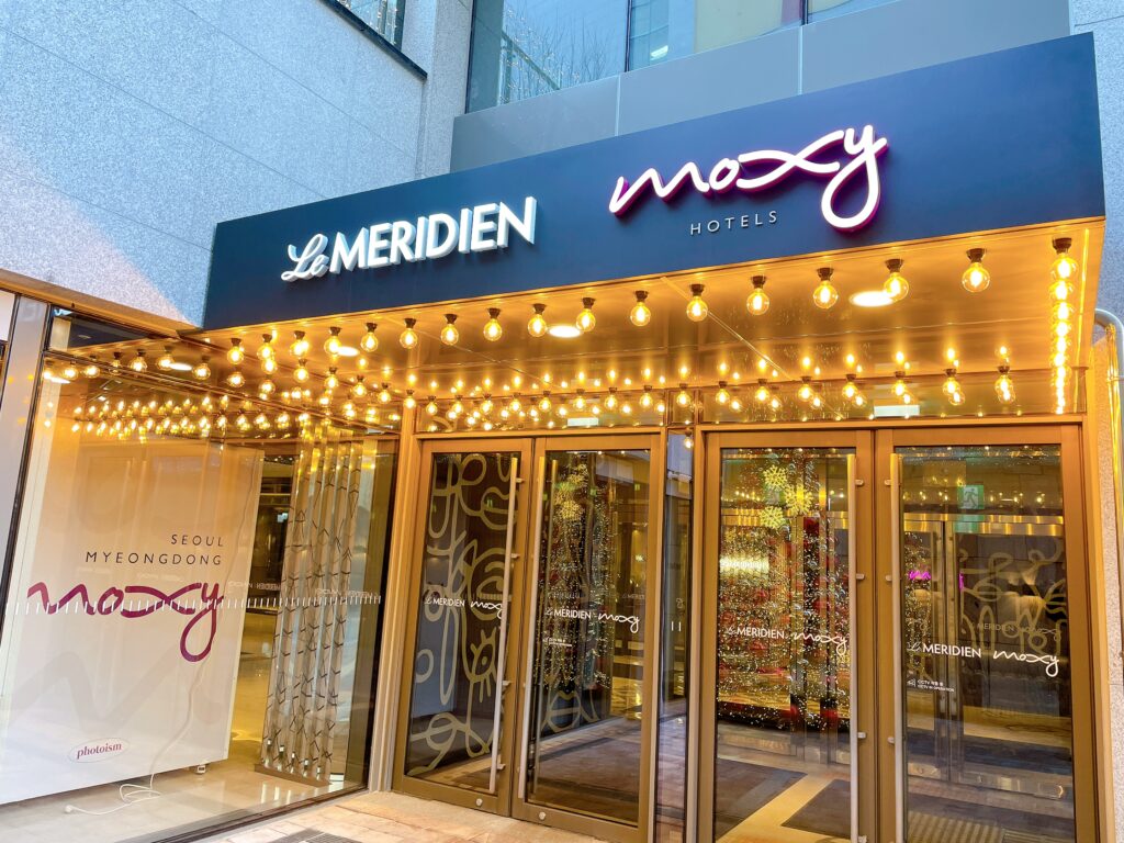 ルメリディアンソウル明洞の外観