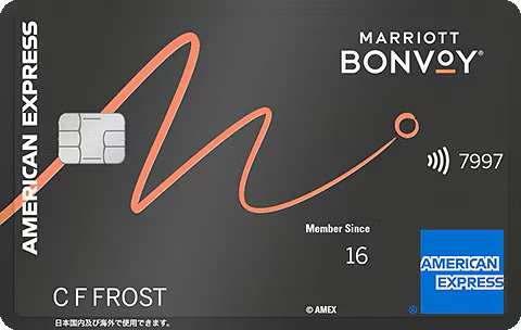 マリオットアメックス通常カードの券面
