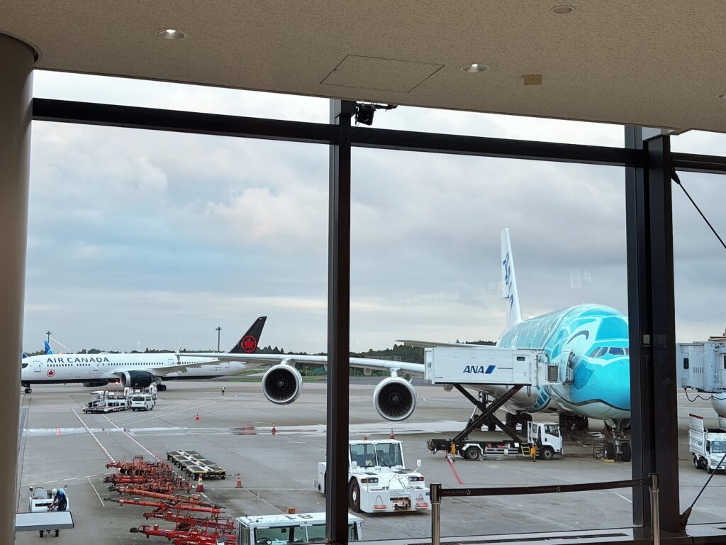 成田空港の景色