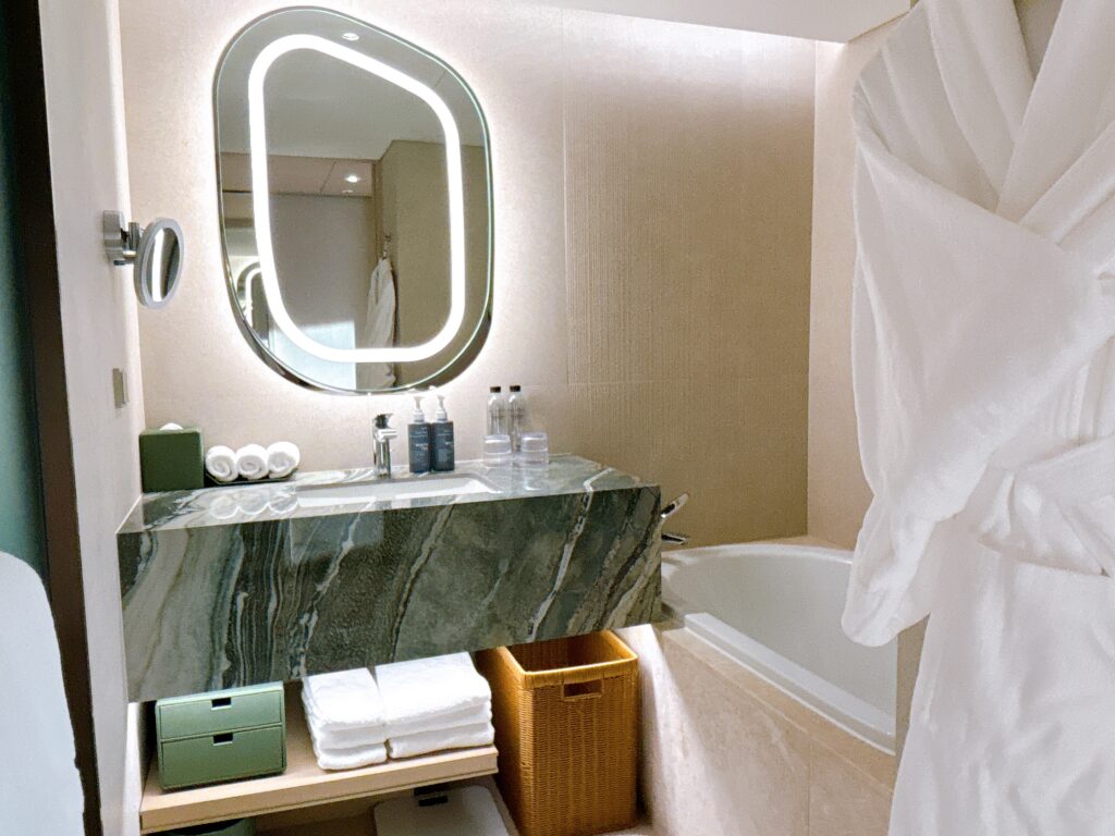 ウェスティンソウルパルナスのバスルーム