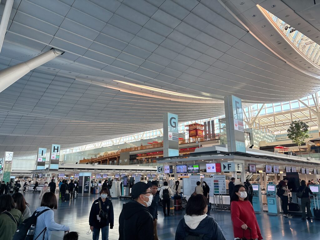 羽田空港第3ターミナル内の様子