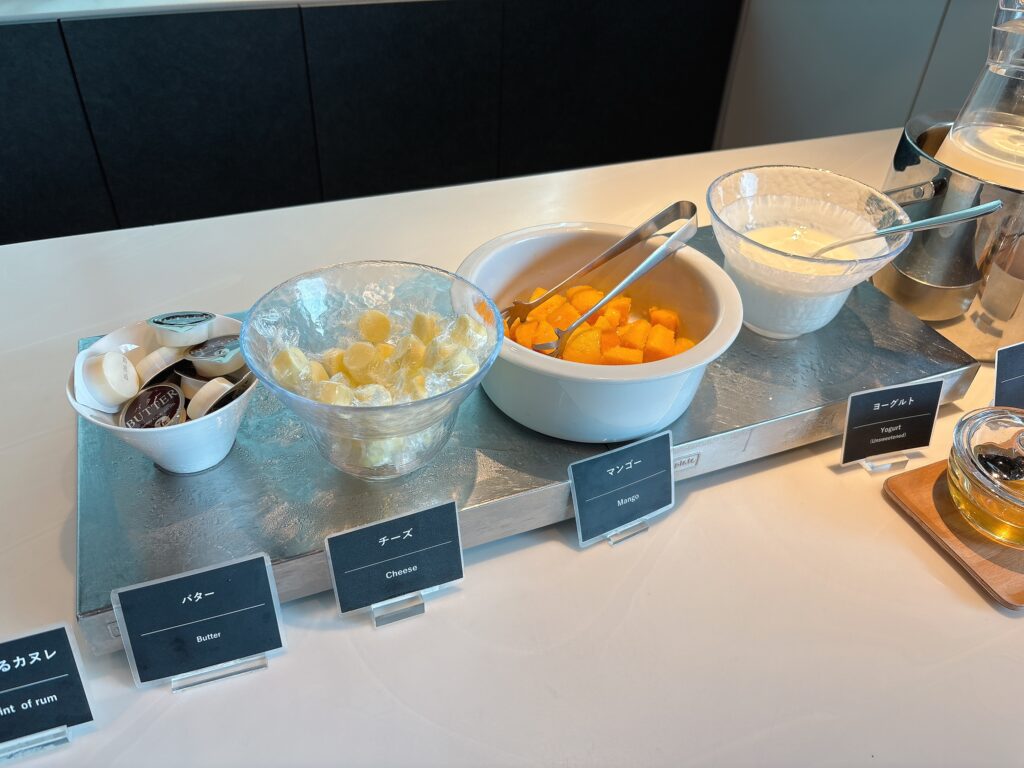 POWER LOUNGE PREMIUMのデザートコーナー