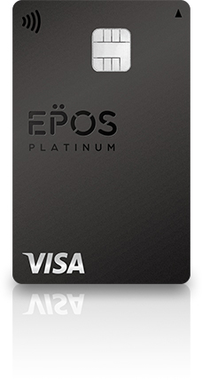 エポスプラチナカードの券面