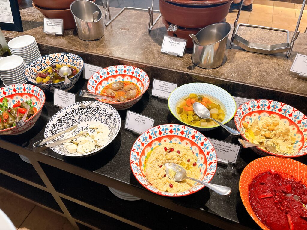 中東料理コーナー