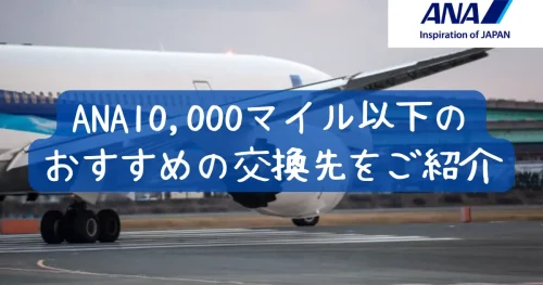 【2026年版】ANA10,000マイル以下の交換先おすすめ7選