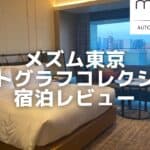 非公開: メズム東京 宿泊記！プラチナ特典やchapter2のお部屋をブログレビュー