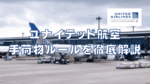 【2026年版】ユナイテッド航空の手荷物ルールは厳しい？受託手荷物と機内持ち込み別に解説