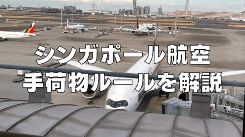 【2026年版】シンガポール航空の手荷物ルールは厳しい？受託手荷物と機内持ち込み別に解説