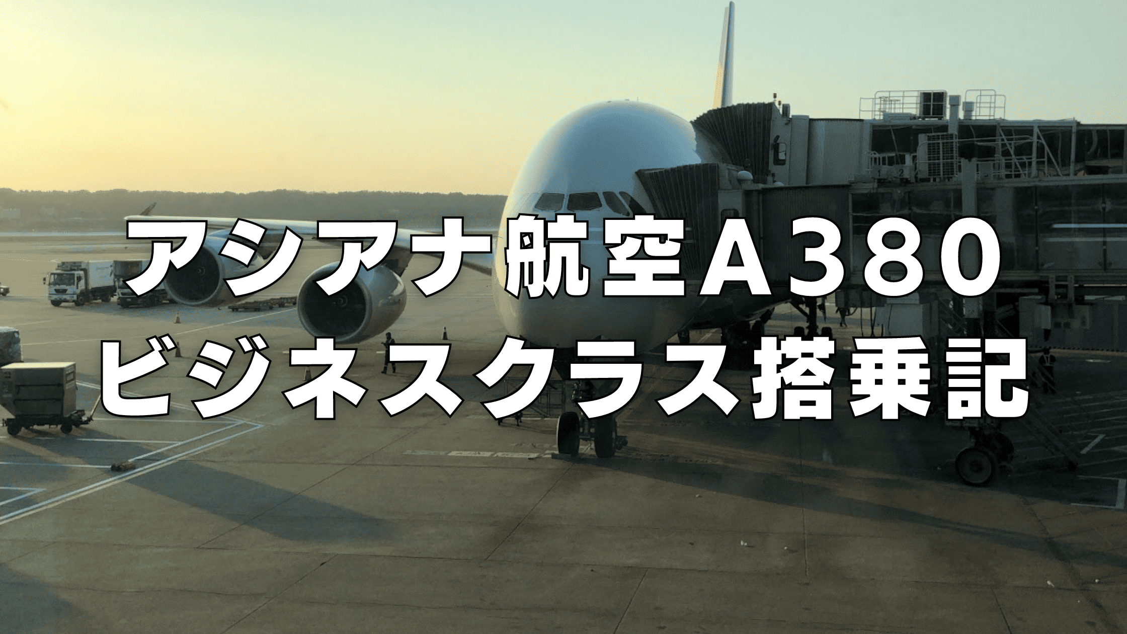 アシアナ航空A380ビジネスクラス搭乗記！成田→ソウル線