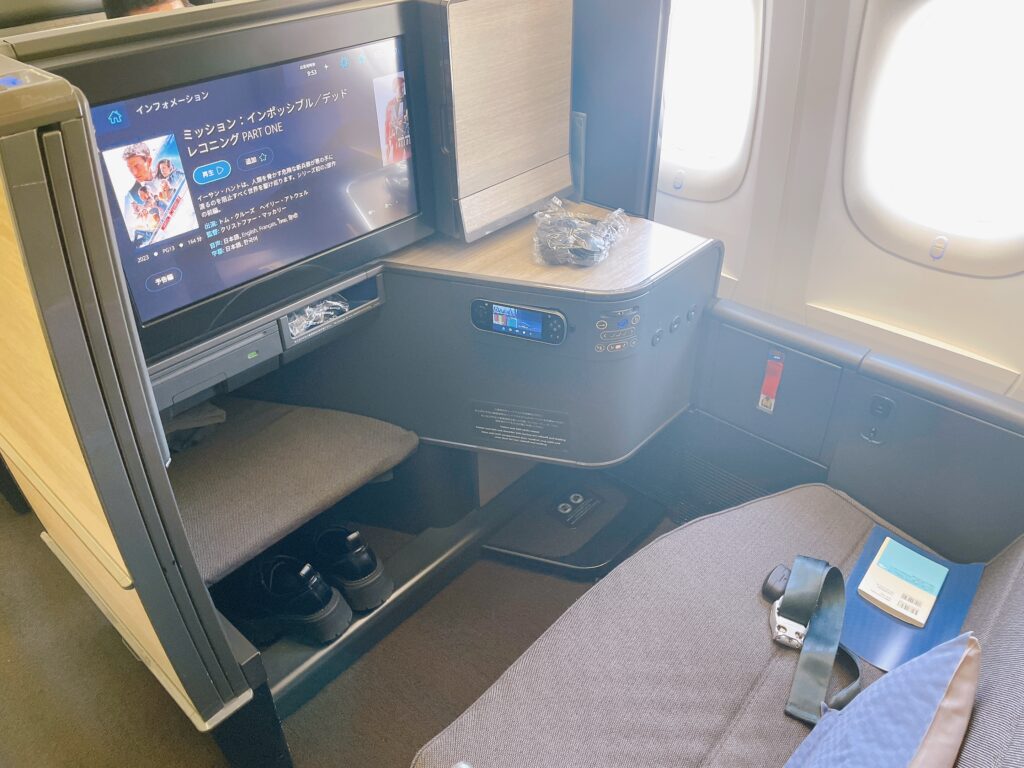 ANAビジネスクラスの機材