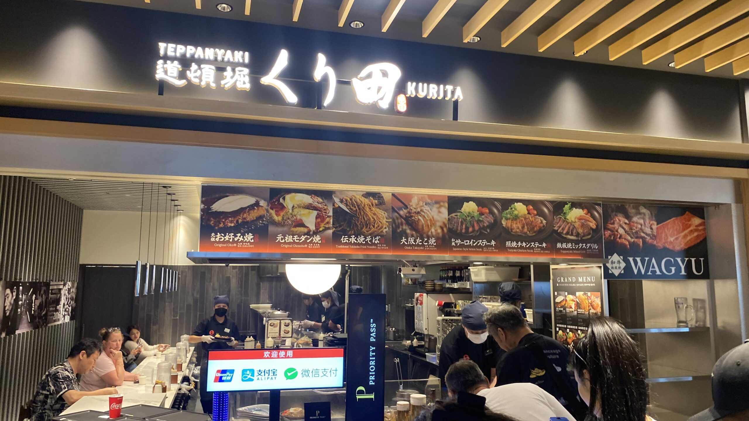 道頓堀くり田の外観