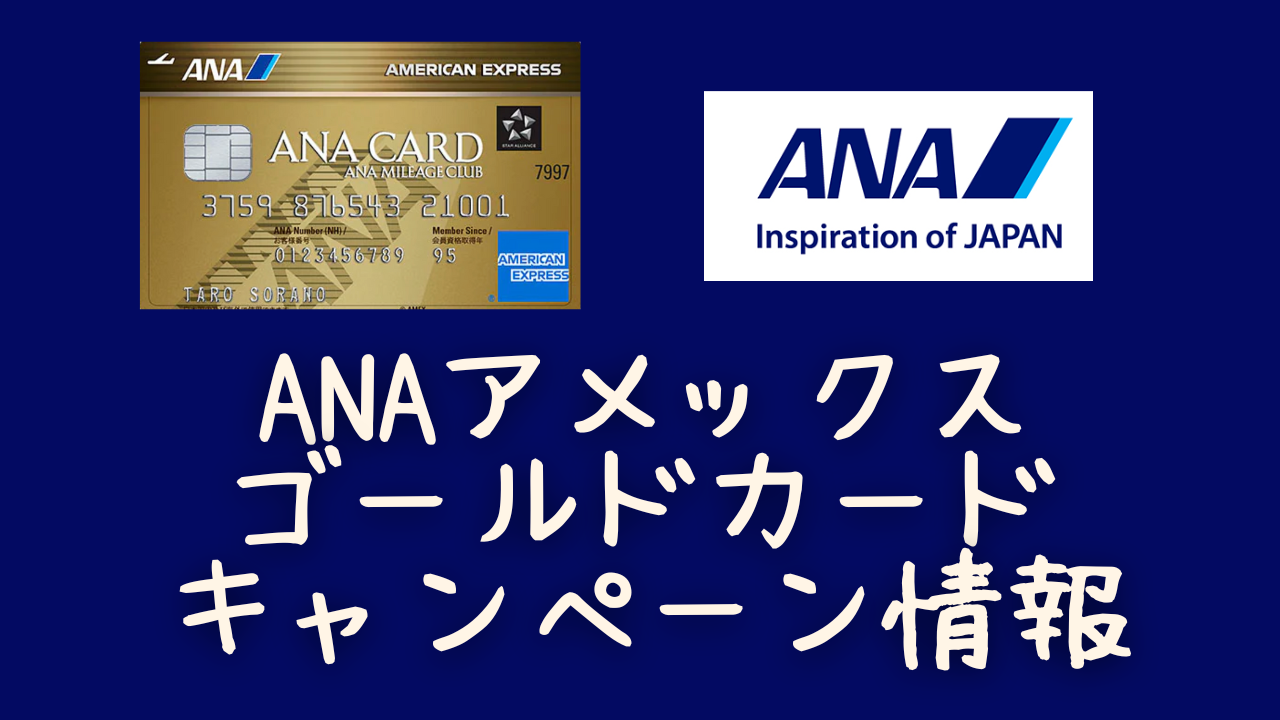 【2026年5月版】ANAアメックスゴールドカードの新規入会キャンペーン情報を完全ガイド